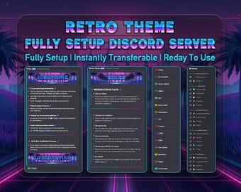 Retro Steampunk Discord Thema | Fertiges Set-up