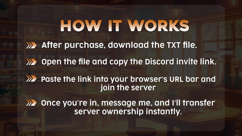 Cozy Cafe Discord Server | Fully Setup Theme - Etsy