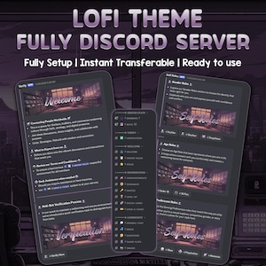Lofi Discord-server | Chill Lofi-temainstallation (digital nedladdning)