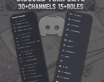 Discord Vorlage | Gaming, Community Layout (Instant Download)