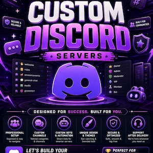 Custom Discord Server Setup | Professional Gaming Community Build