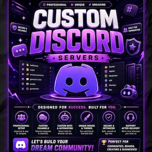 Custom Discord Server Setup | Professional Gaming Community Build