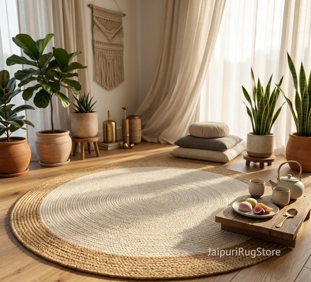Boho runde teppiche