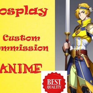 Exclusive commission cosplay custom Cosplay Wig commission cosplay prop Handmade cosplay Armor