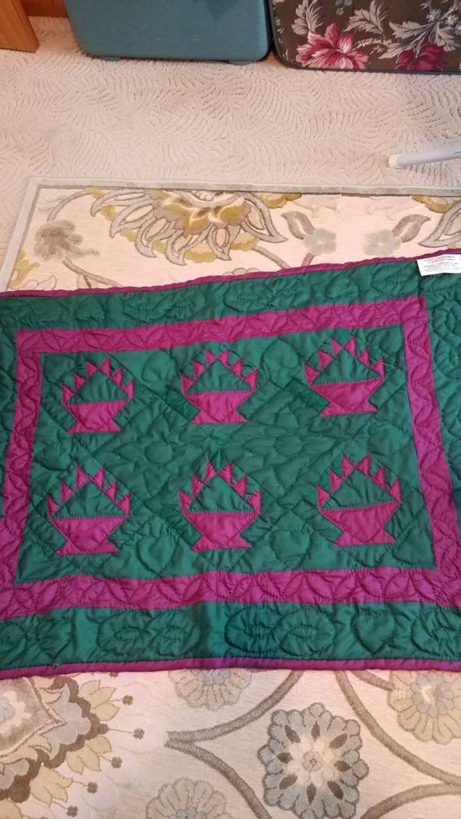 Amish Quilt Wall Hanging or Small Lap Quilt Etsy