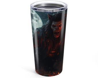 Werwolf Becher: 20 Unzen Edelstahl Reisebecher