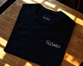 COSARO Casual T-shirt, Simple Stylish Tee for Any Occasion, Comfortable Cotton Top, Everyday Wear Shirt, Gender Neutral Clothing