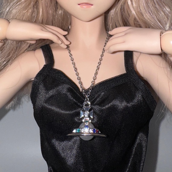 1/3 Scale Doll Jewelry Vivienne Westwood Saturn Orb Necklace for 60cm Dolls (Dollfie Dream/Smart Doll) BJD