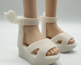 Zapatos mecedores Vivienne Westwood a escala 1/3 para muñecas de 60 cm (Dollfie Dream/Smart Doll)