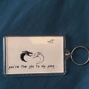 Yin Yang Keychain