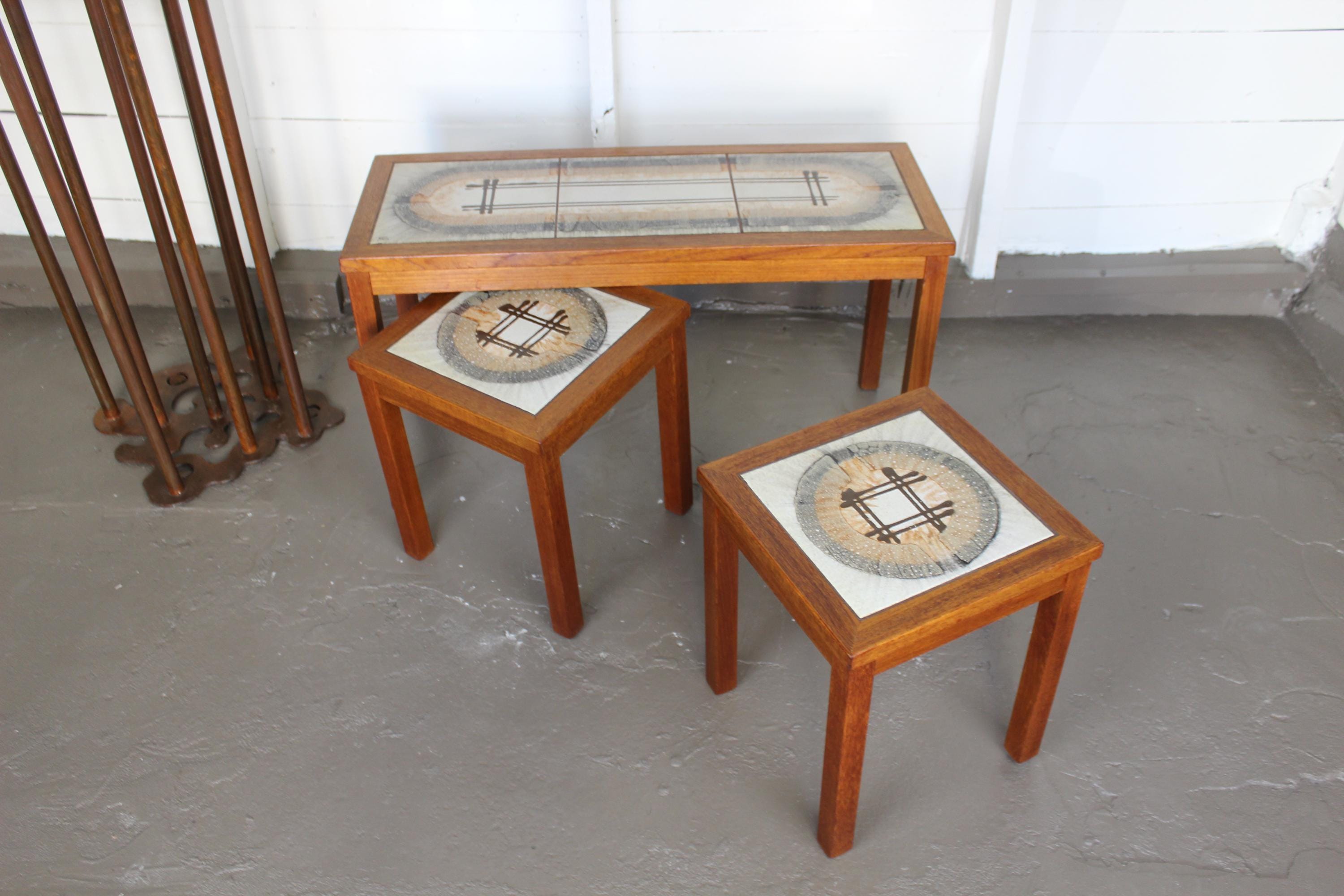 Tile Nesting Table - Etsy