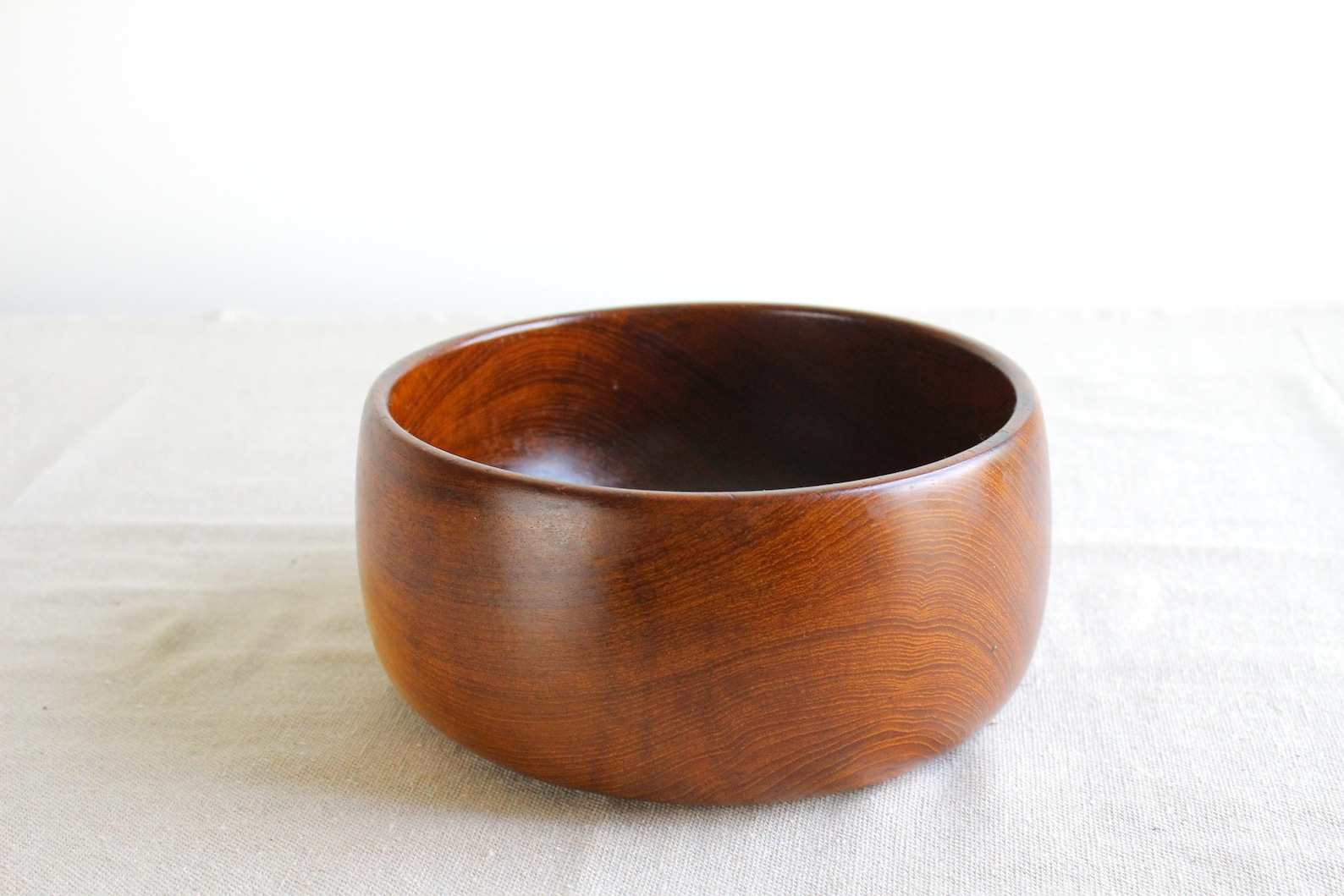 Vintage Teak Salad Bowl