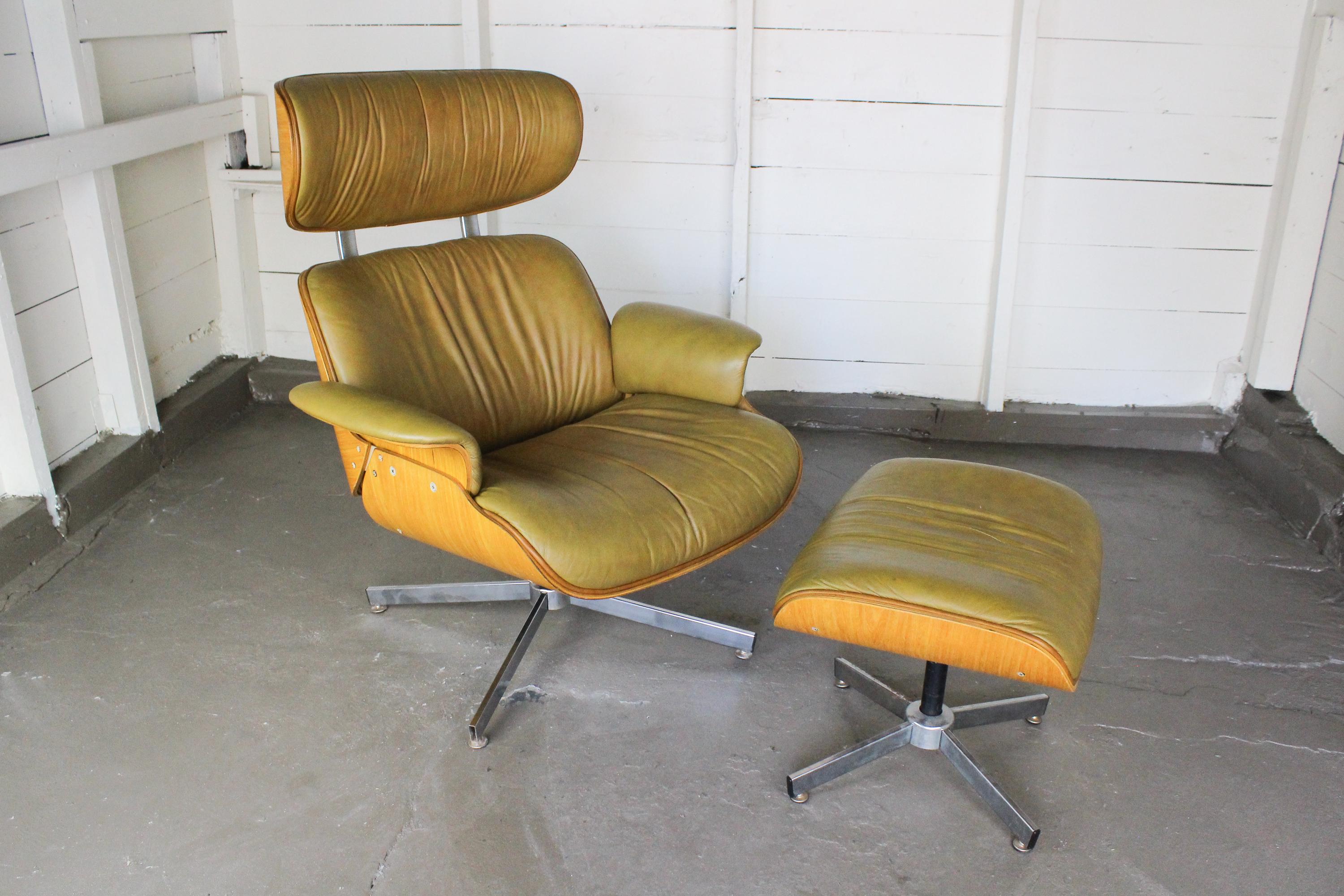 Yellow Leather Eames Office Chair Leather Chair Eames