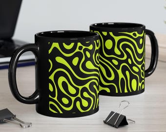 Koffiekopje Lando Norris-patroon, F1-racemok, McLaren-fancadeau