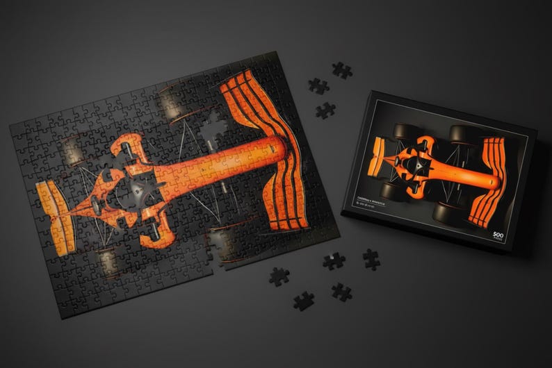 Mclaren Racing Formula 1 Puzzle, Glossy Family Game Night, Kid Friendly ...