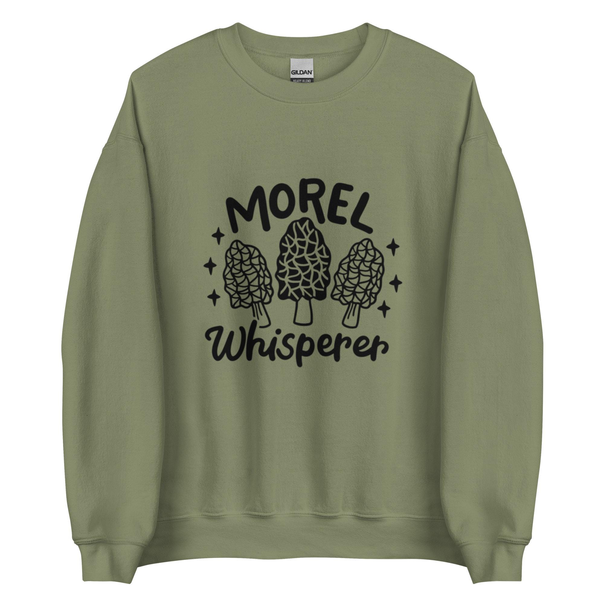 Morel Mushroom Sweatshirt Women's Foraging Sweater - Great Gift For Morel Lovers - Morel Whisperer