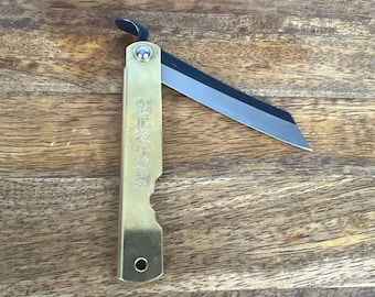 Morel Pilzmesser - Klappmesser im japanischen Higo-Stil - Schlankes und einfaches großartiges EDC-Messer
