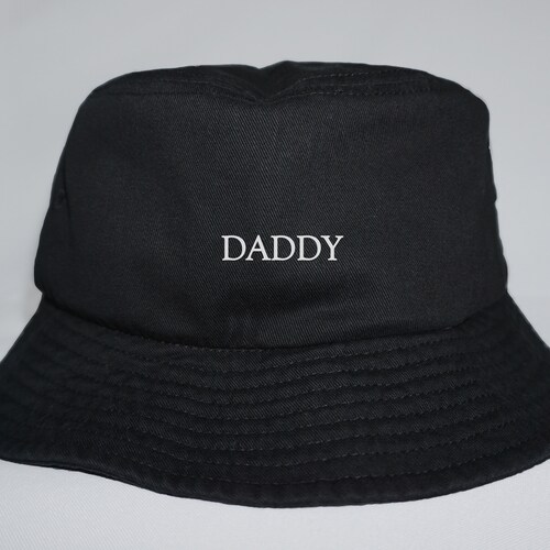 Daddy Bucket Hat Black Bucket Hat 