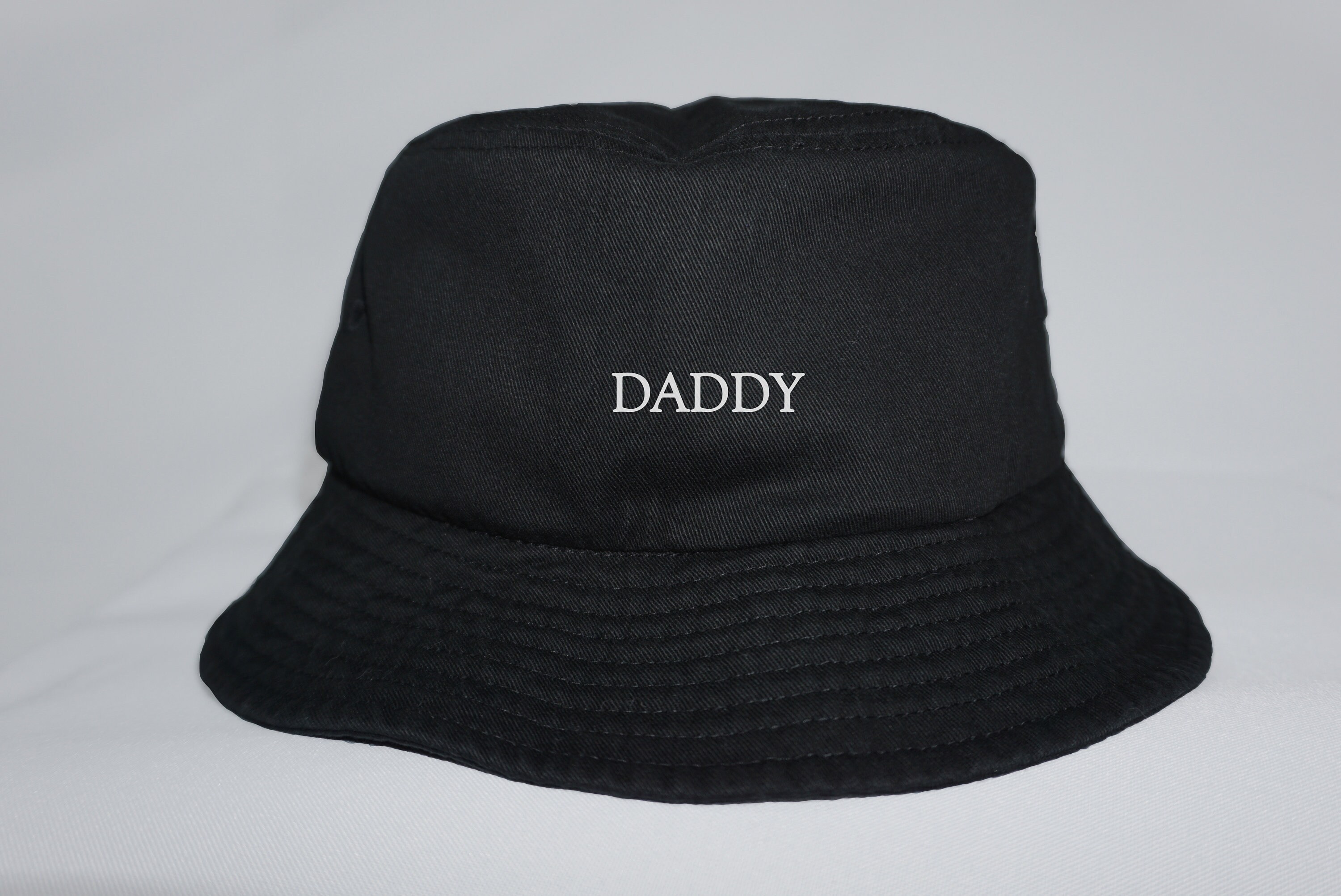 Daddy Bucket Hat Black Bucket Hat 