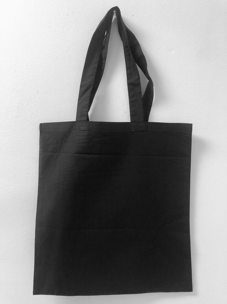 Plain Tote Bag Sustainable Blank Bag White or Black Great - Etsy UK