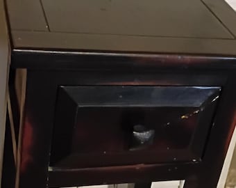 Small side Table 10x10" one drawer