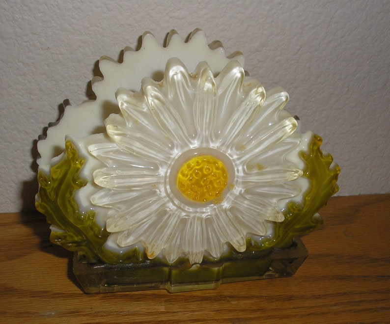 Napkin or Letter Holder Old Plastic Lucite Napkin holder letter holer vintage napkin holder