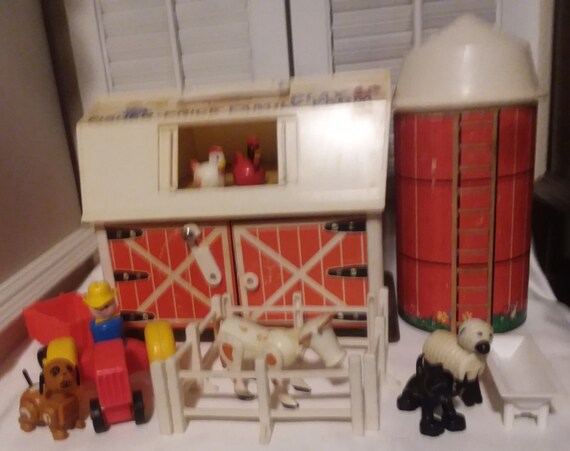 Fisher price farm set 1980 sale