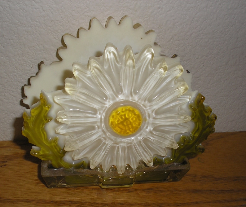 Napkin or Letter Holder Old Plastic Lucite Napkin holder letter holer vintage napkin holder