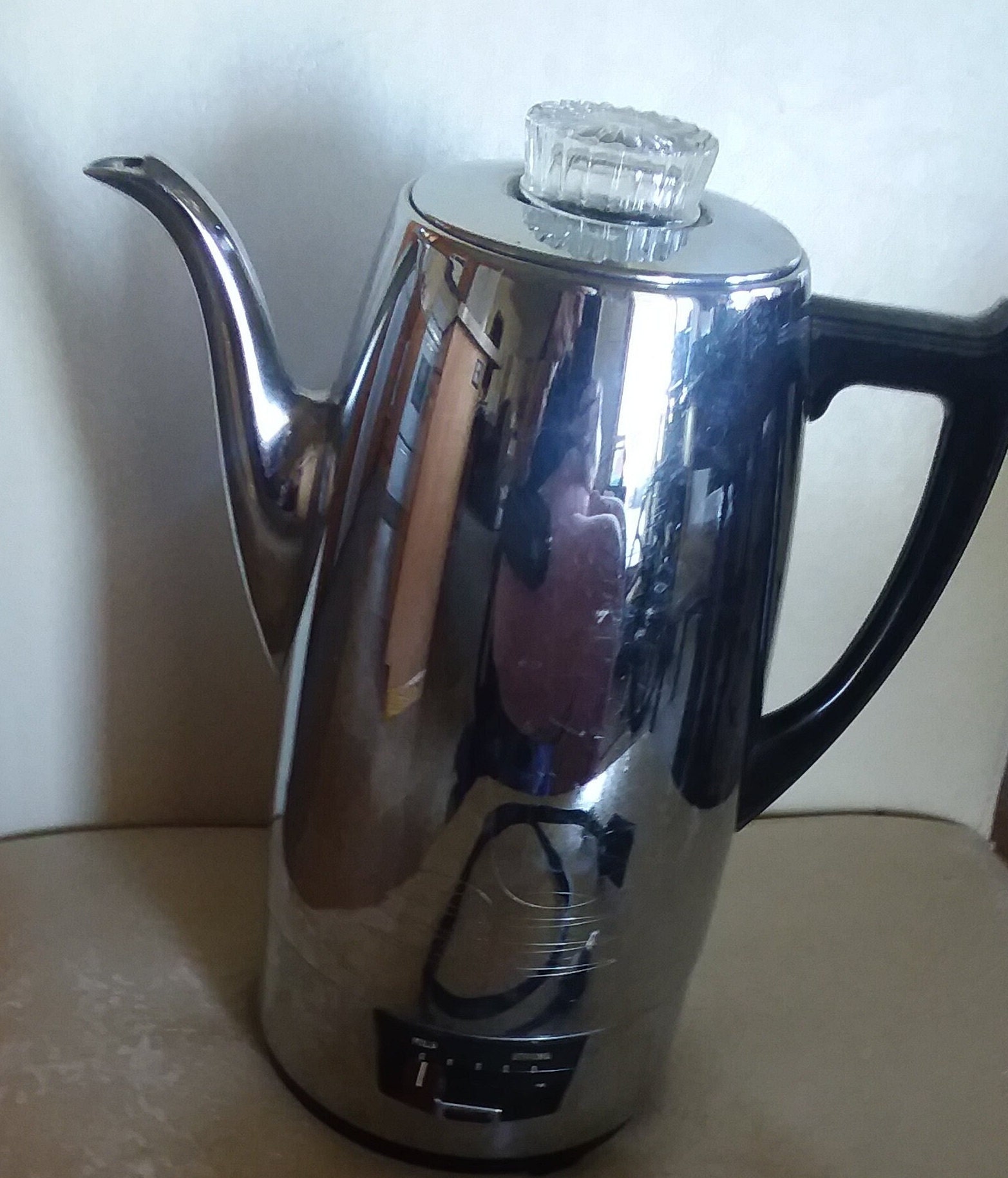 Vintage Universal Coffeematic Electric Coffee Percolator Stainless  Steel/Chrome