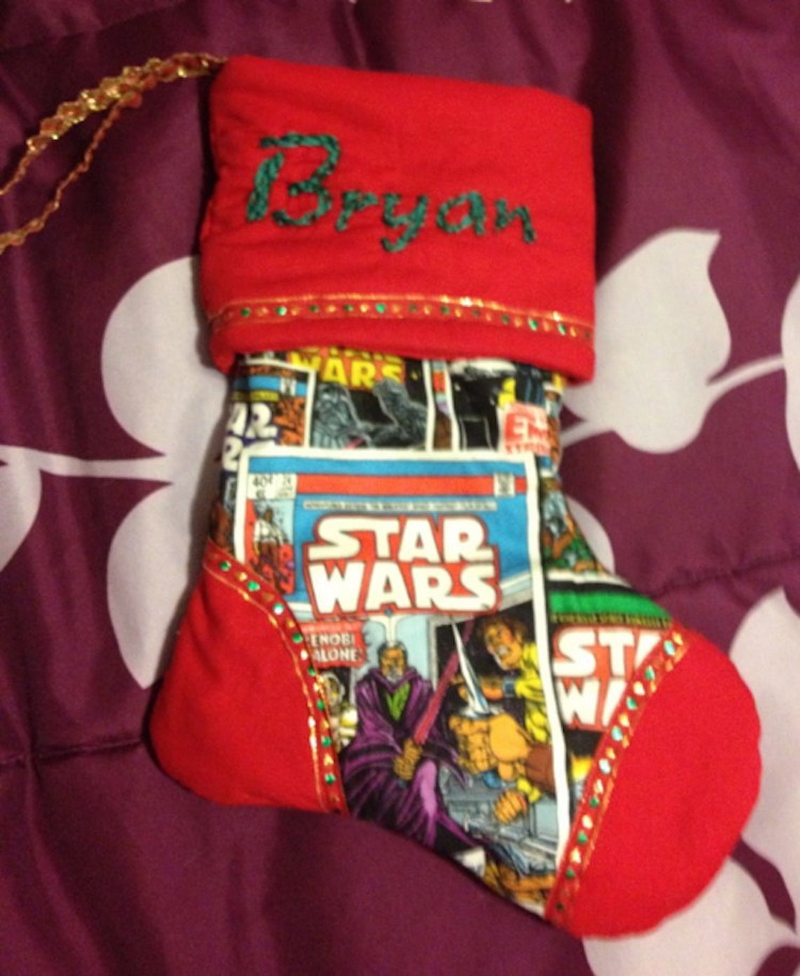 Nerdy Custom Christmas Stocking Etsy