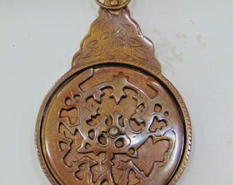 Brass Astrolabe Vintage Antique Astrolabe 8&quot; English Globe Navigation Maritime