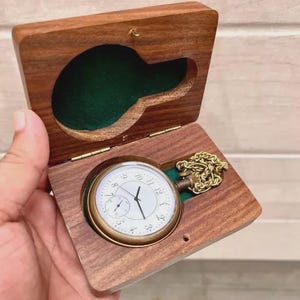 Handmade vintage elgin pocket Watch Collectible Antique Brass Pocket Watch GIFT