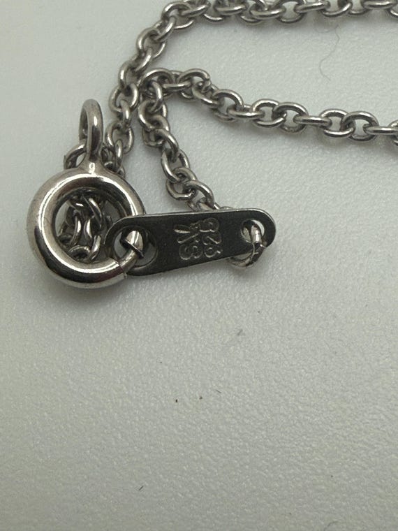 Sweet Solid Sterling Silver Hanging Frog and neck… - image 6
