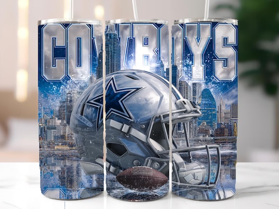 20oz Cowboys Tumbler Wrap, Sport 20oz Tumbler Png, 20oz Skinny Tumbler Wrap PNG, Mascot Sublimation Tumbler PNG Digital Download