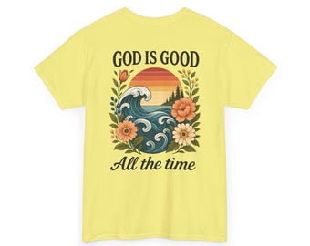 God is altijd goed - Christian - zwaar katoenen T-shirt uniseks