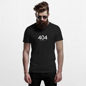 Maglietta con errore 404 / Maglietta con dichiarazione sulla cultura digitale