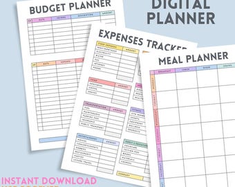 Familienbudget Tabelle Vorlage Google Sheets Excel Digitaler Monatsplaner