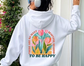 Flower Hoodie Cute Hoodie Art Hoodie Botanical Hoodie Nature Cottagecore Hoodie Granola Girl Boho Hoodie Botanical Hoodie Brown Hoodie