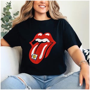 Psychedelic Rave T-Shirt | Trippy Acid Blotter Tab Graphic Tee | Retro LSD-Inspired Festival Shirt
