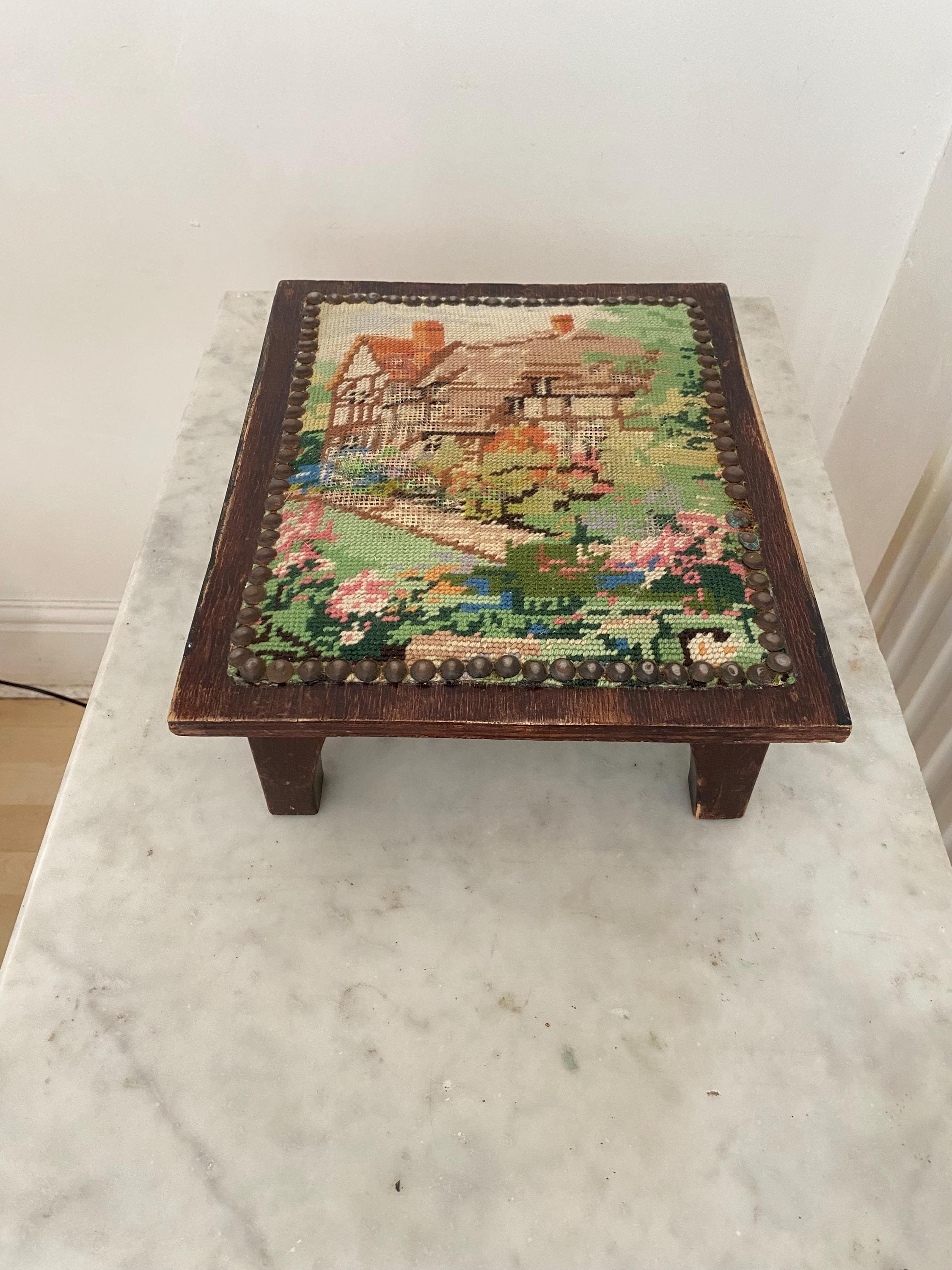 Antique footstool - Etsy 日本