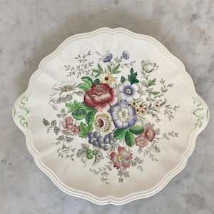 Vintage Royal Doulton Malvern Handled Cake Plate