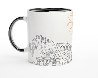Erdtree Line Art Mug : tasse à café inspirée d'Elden Ring