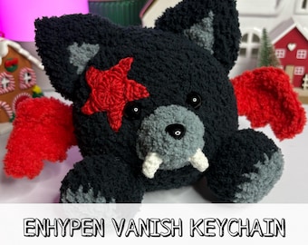 Enhypen Vanish Keychain Plushie Crochet Pattern