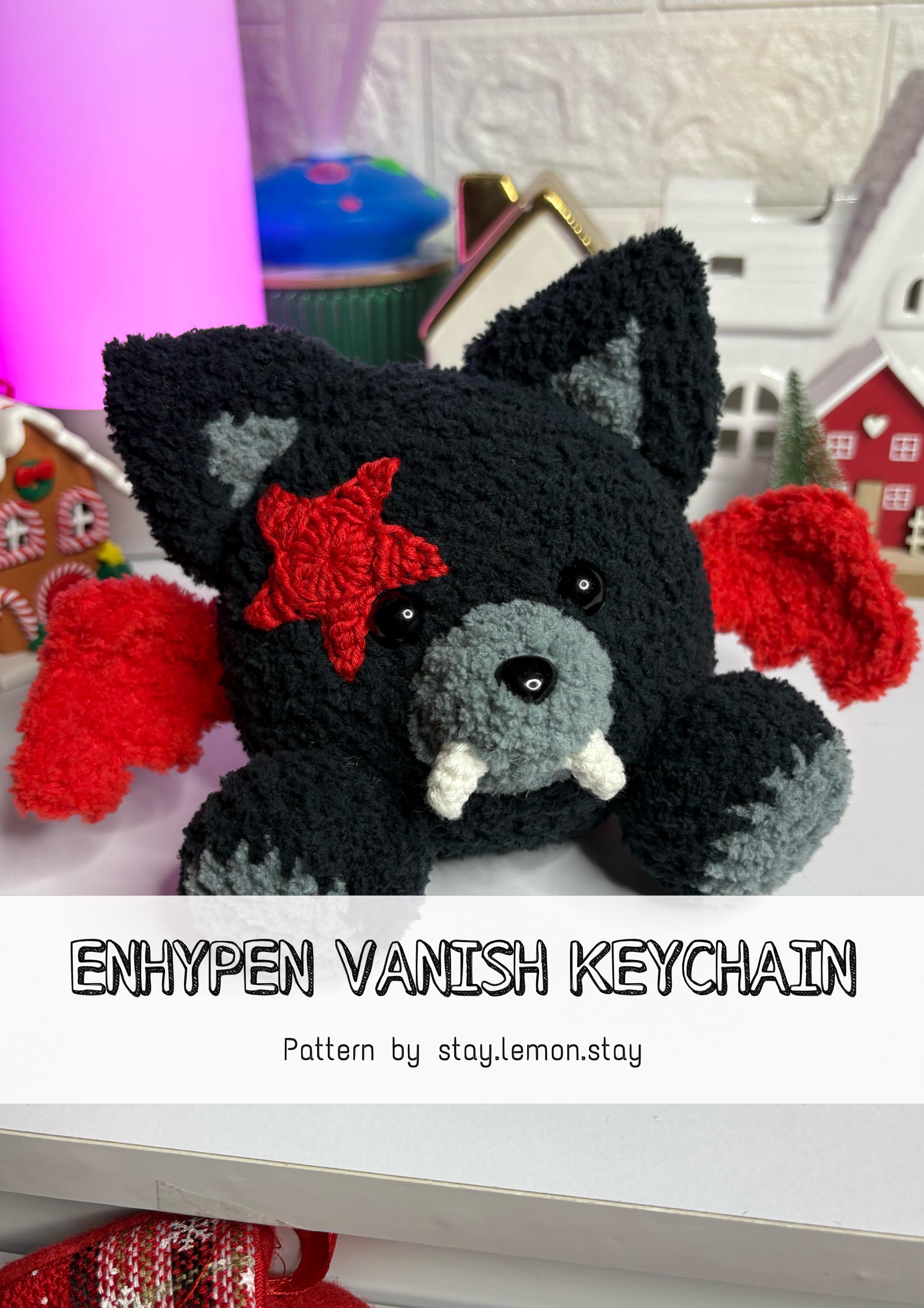 Enhypen Vanish Keychain Plushie Crochet Pattern - Etsy
