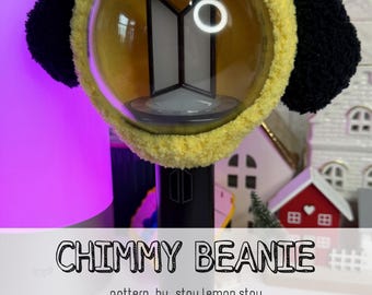 Chimmy Crochet Lightstick Cover Pattern PDF | BT21 Yellow Dog Beanie | BTS Jimin ARMY Gift
