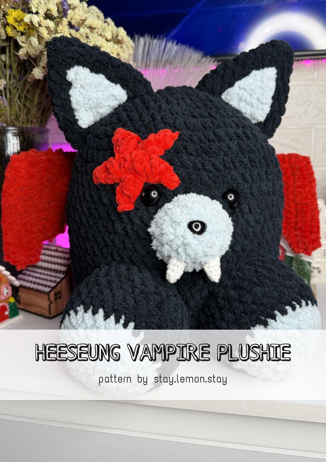 Enhypen Vampire Plushie Crochet Pattern PDF | Vanish Era Amigurumi