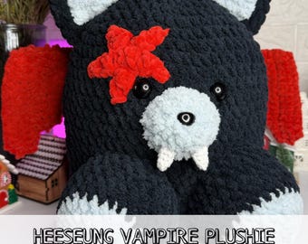 Enhypen Vampire Plushie Crochet Pattern PDF | Vanish Era Amigurumi Doll | Kpop Fan Gift
