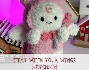 Stray kids Stay With Your Wings Keychain Pattern