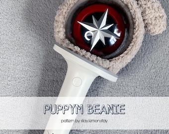 PuppyM Stray Kids Lightstick beanie pdf crochet pattern