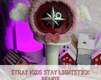 Stray Kids Lightstick Beanie Crochet Pattern PDF – STAY K-Pop Hat Cover